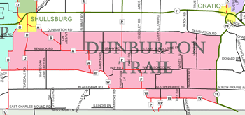 Dunburton Loop, Cycle Southwest Wisconsin FREE Bicycle Map