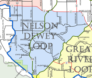 Nelson Dewey Loop, Cycle Southwest Wisconsin FREE Bicycle Map
